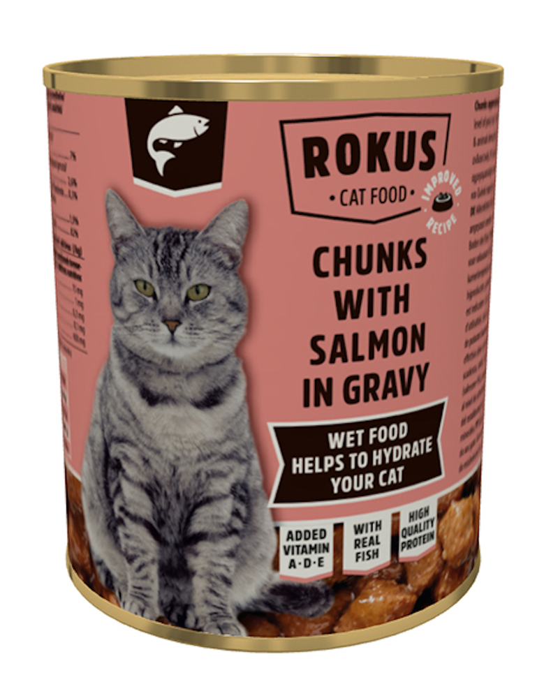 Rokus Adult - Kattenvoer - 810 Gram - zalm