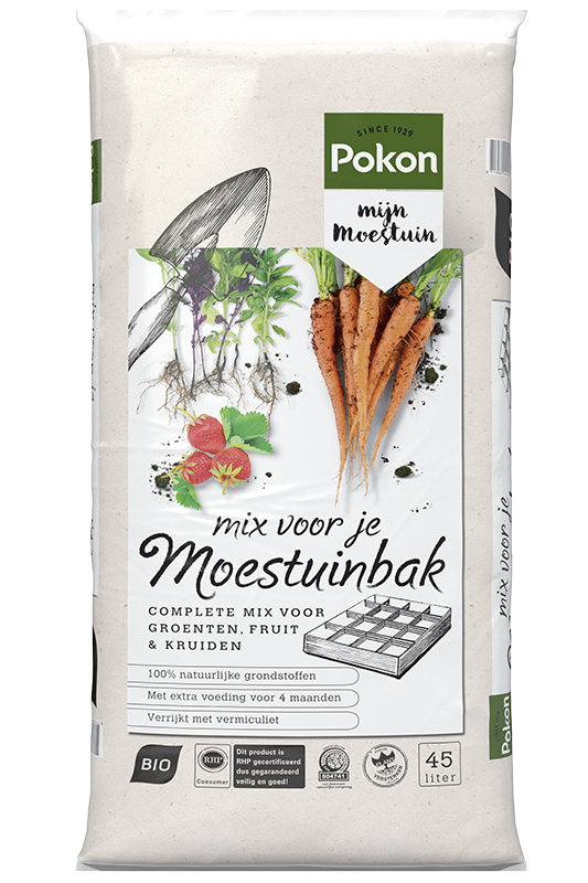 POKON Grond voor moestuinbakken - Potgronden - 45 Liter