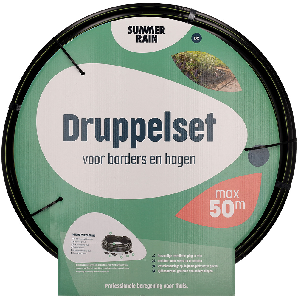 SummerRain Borders en hagen - Druppelset - 50m - 50 m