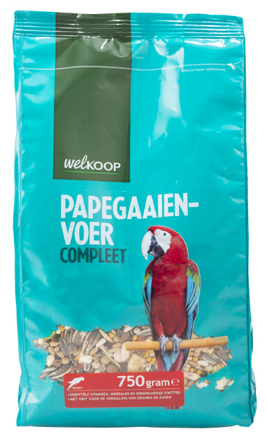 Welkoop Papegaaivoer Compleet - Vogelvoer - 750 Gram