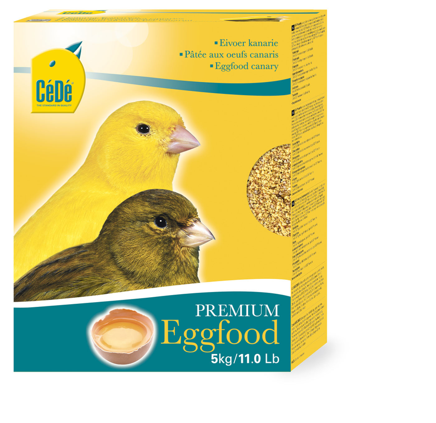Cede Eivoer Kanarie - Vogelvoer - 5 Kilogram - Aanvullend voer