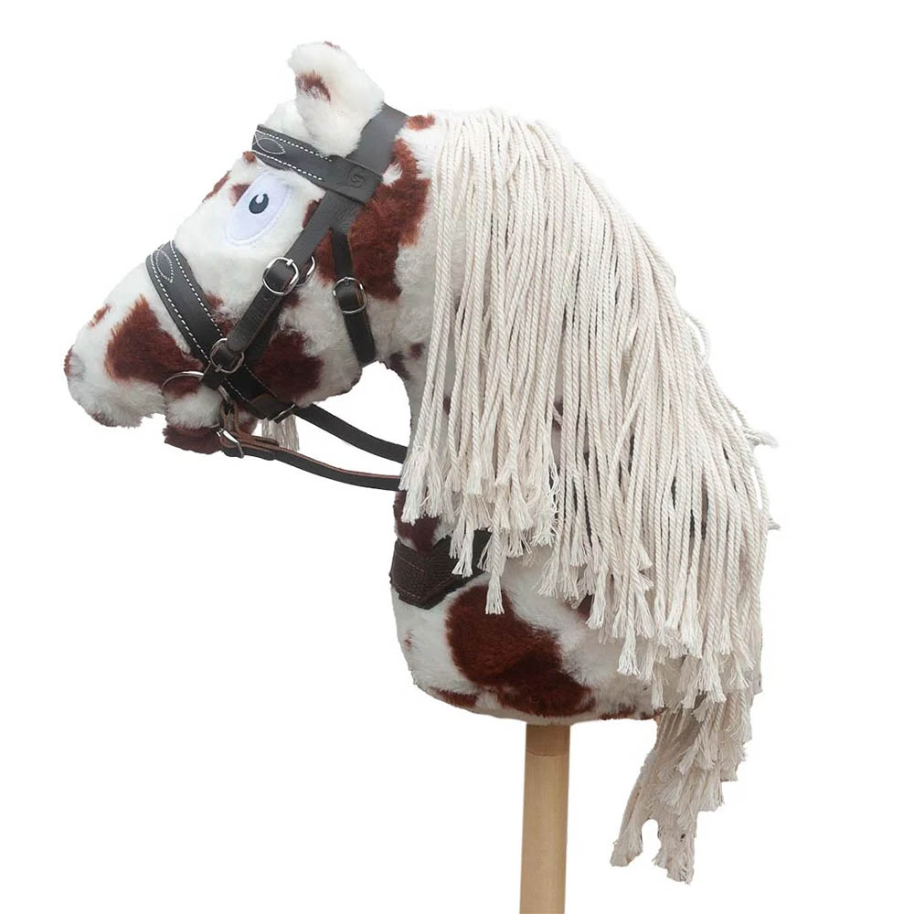 Crafty Ponies Hobby Horse - Stokpaard - Bont Crafty Ponies Hobby Horse - Stokpaard - Bont