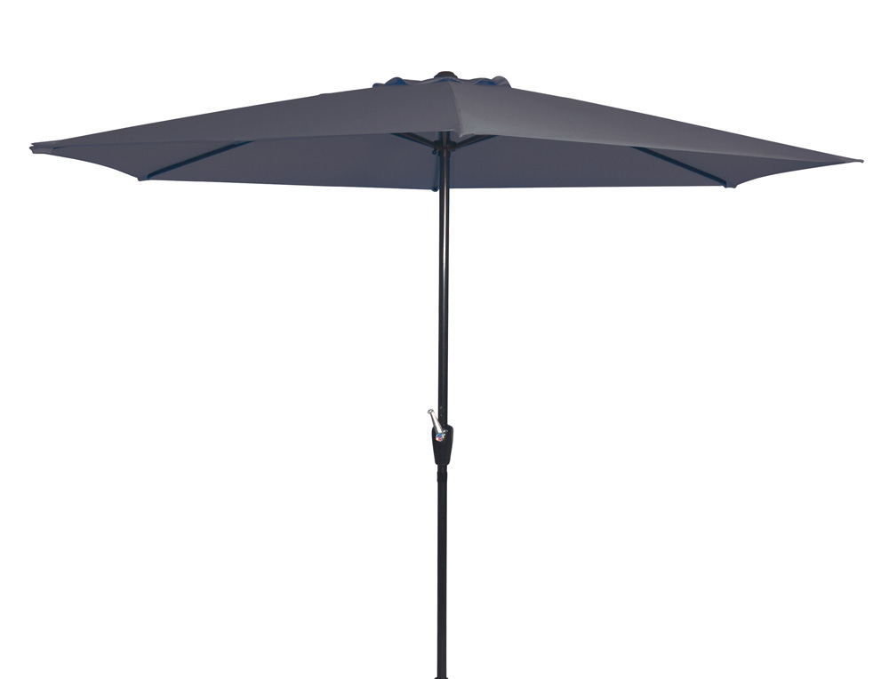 Lesli Living Gemini - Parasol - Grijs - 300 cm
