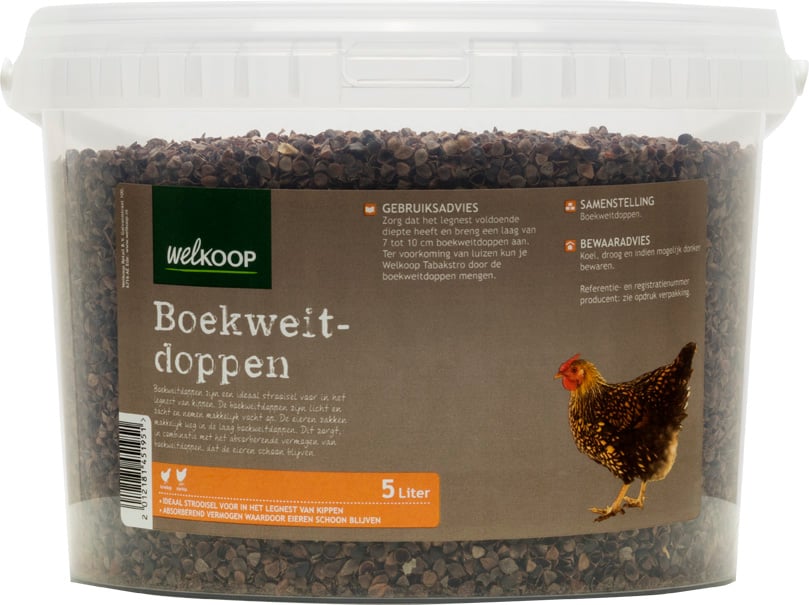Welkoop Boekweitdoppen - Neststrooisel - 5 Liter