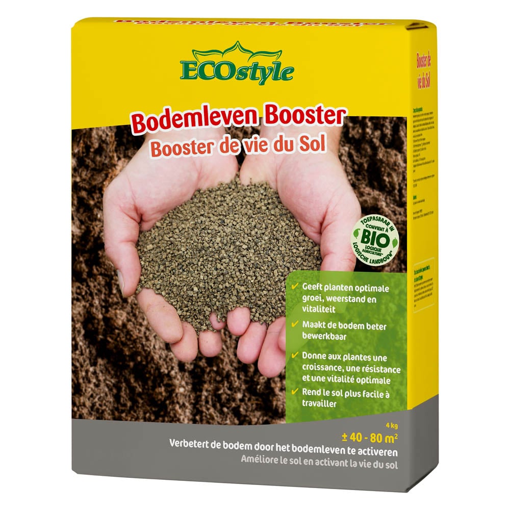 ECOstyle Bodemleven Booster - Bodemverbeteraar - 40-80 m² - 4 Kilogram