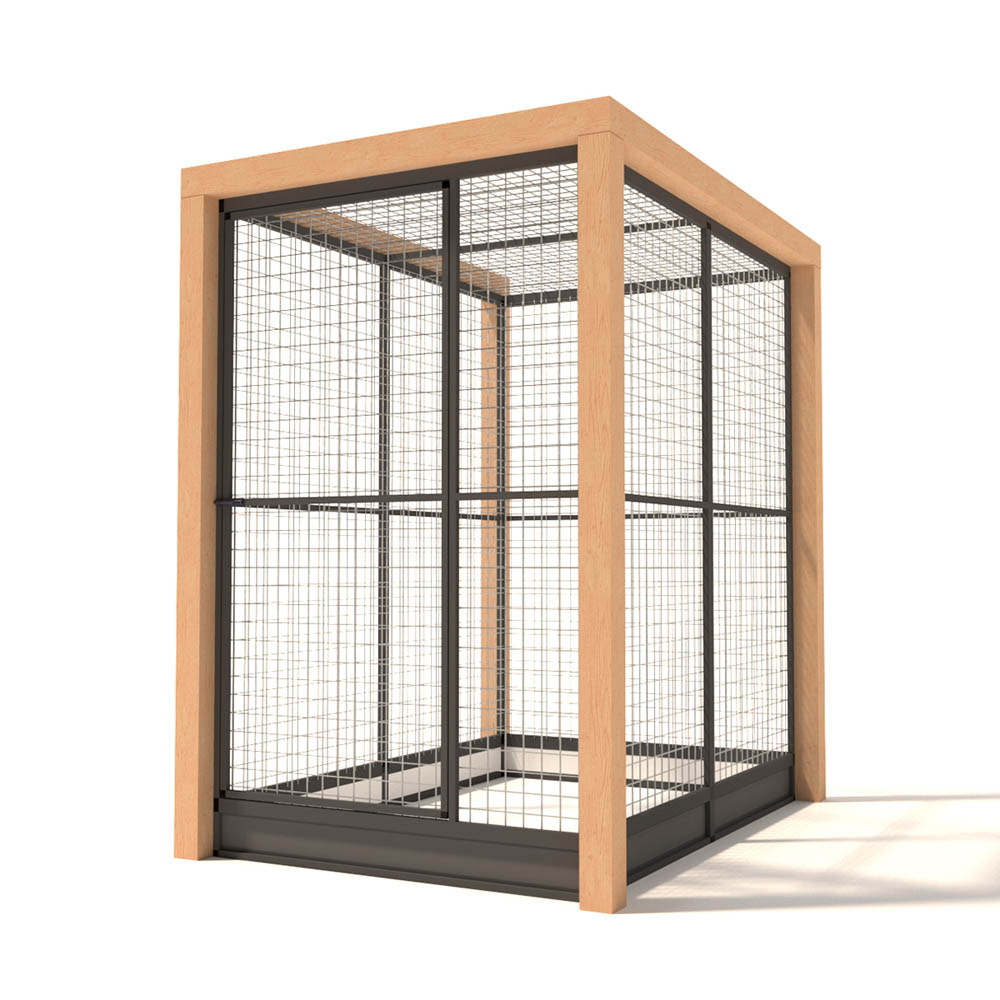 Glorenza Valentijn - Kattenren - Antraciet - 202x190x139 cm