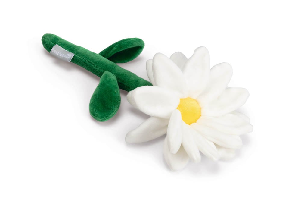 Beeztees Madelief - Knuffel - Hondenspeelgoed - Wit