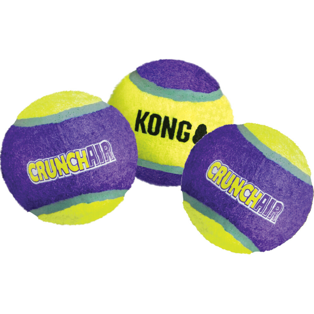 Kong Sportballen - Hondenspeelgoed - blauw/geel - S