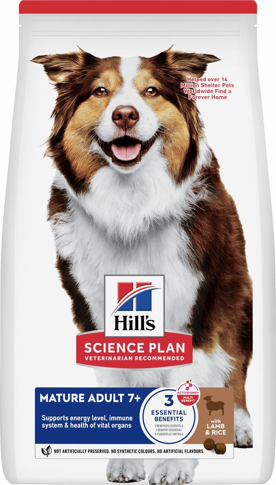 Hill's Science Plan Mature Adult 7+ Active Longevity - Hondenvoer - 12 Kilogram - lam