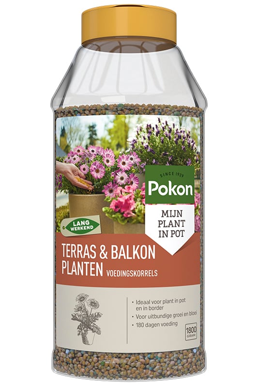 Pokon Langwerkende voedingskorrels - Siertuinmeststof - 13 m2 - 1800 Gram