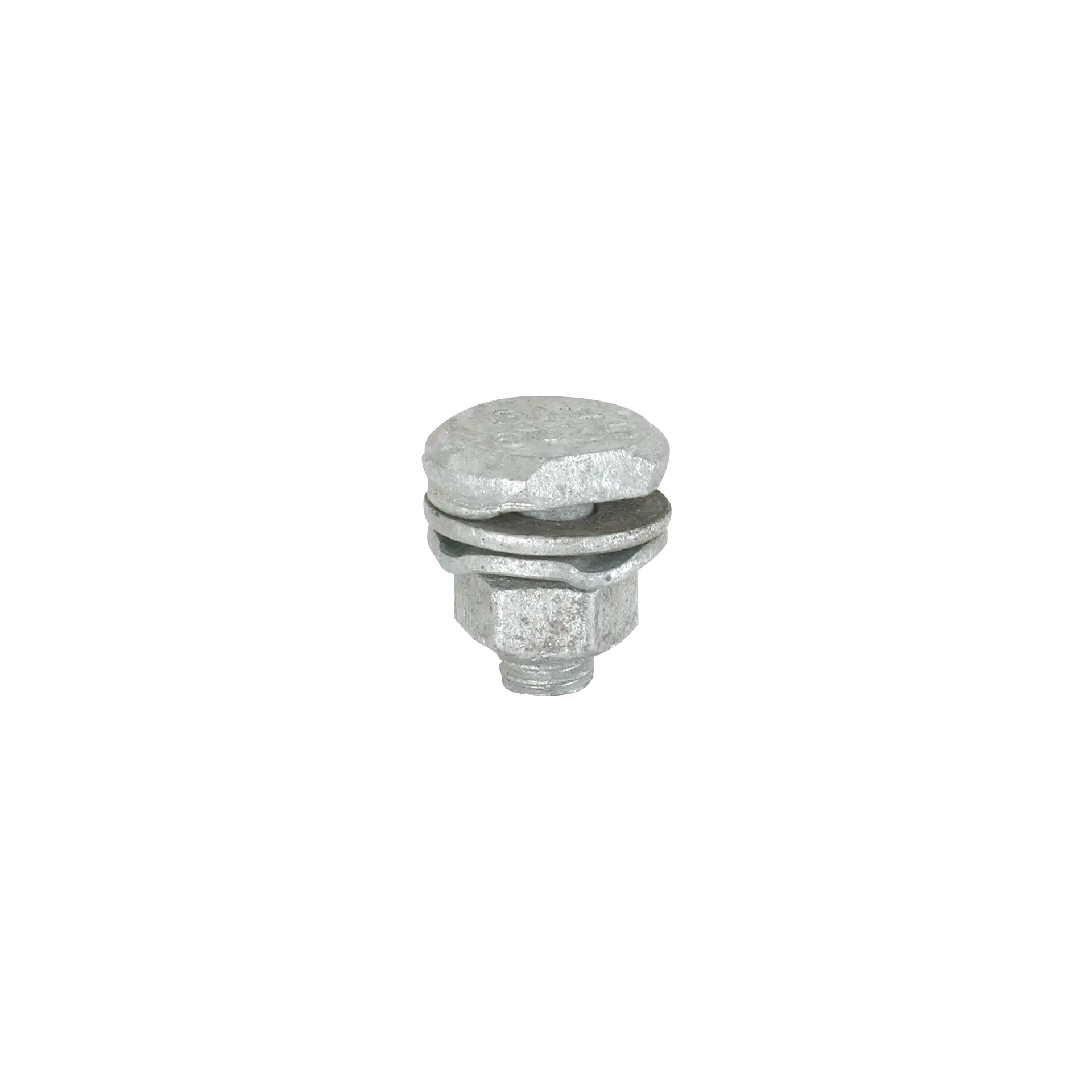 Gallagher - Draadklem rond - 11 cm - 10 Stuks - Grijs - 8.5 cm