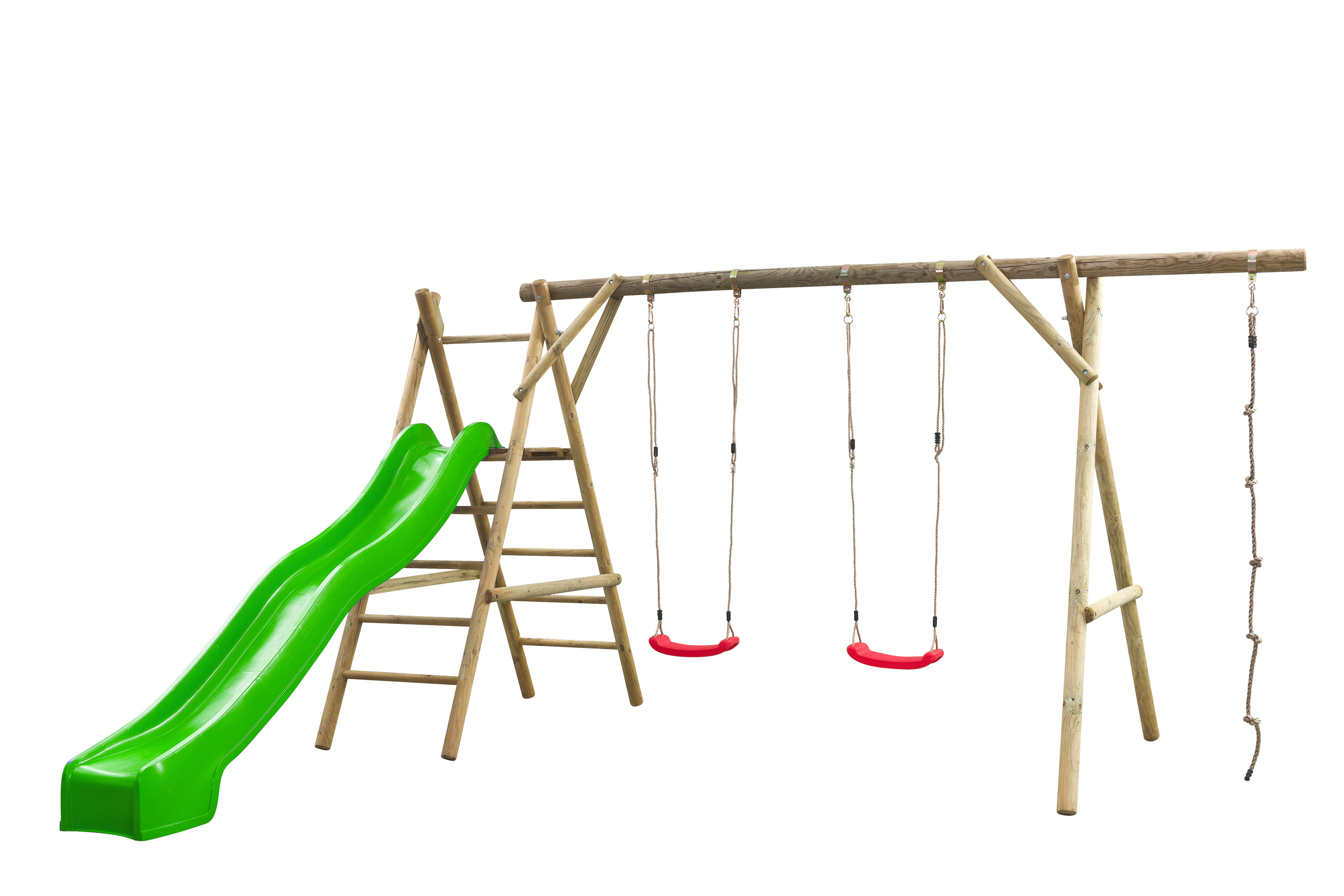 Swing King Noortje - Speeltoestel - Appelgroen - Hout