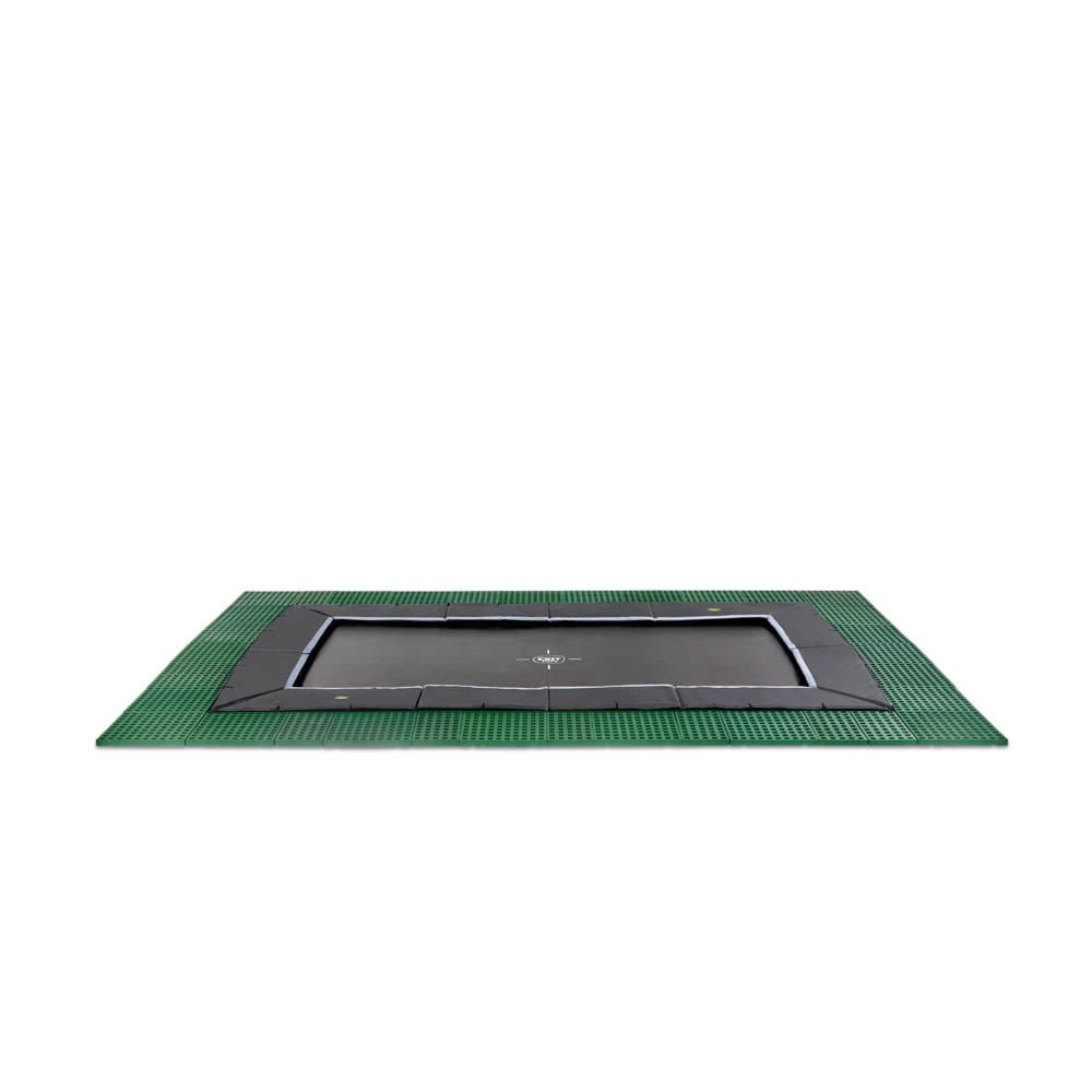 Exit Dynamic - Groundlevel trampoline - Zwart - 1x244x427 cm