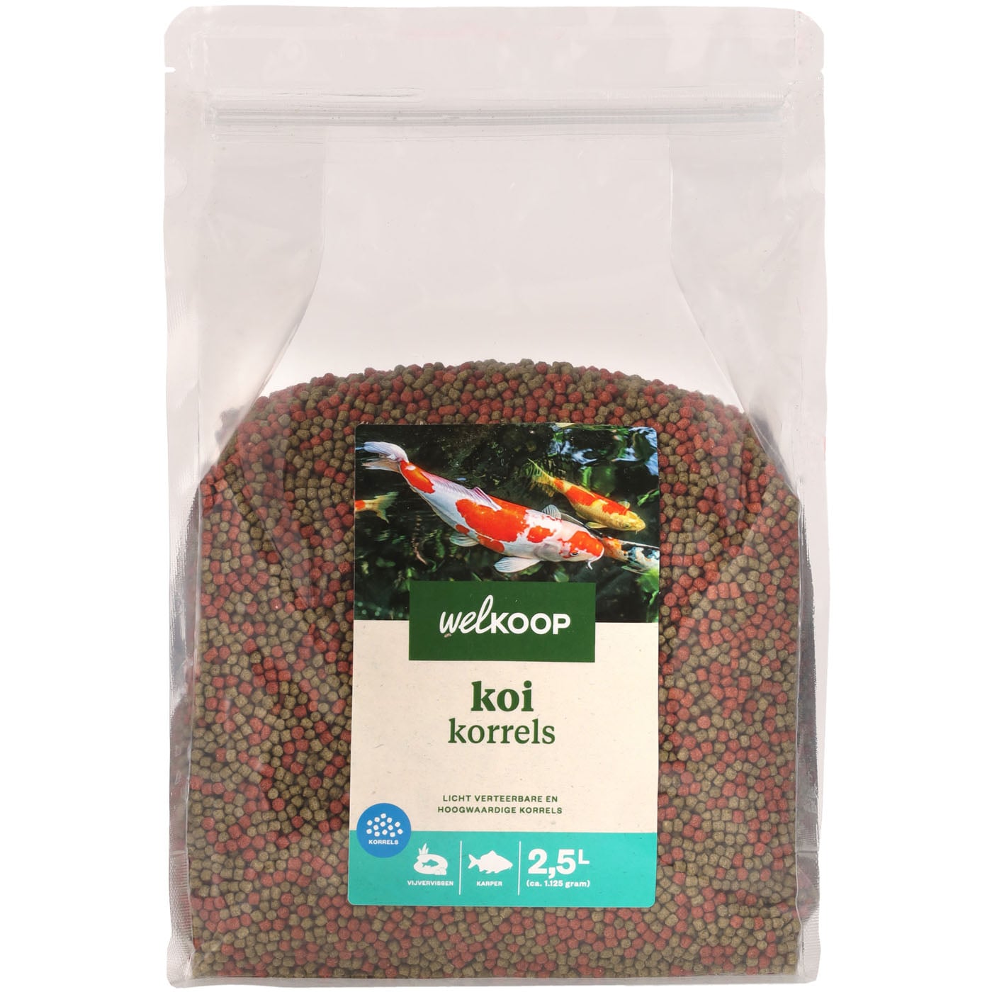 Welkoop Koikorrels  - Vijvervissenvoer - 2.5 Liter