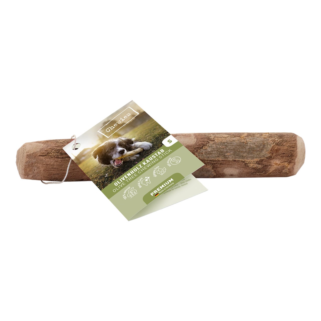 Chewies Kauwstaaf Olijfhout - Hondensnack - olijfhout - S Chewies Kauwstaaf Olijfhout - Hondensnack - olijfhout - S
