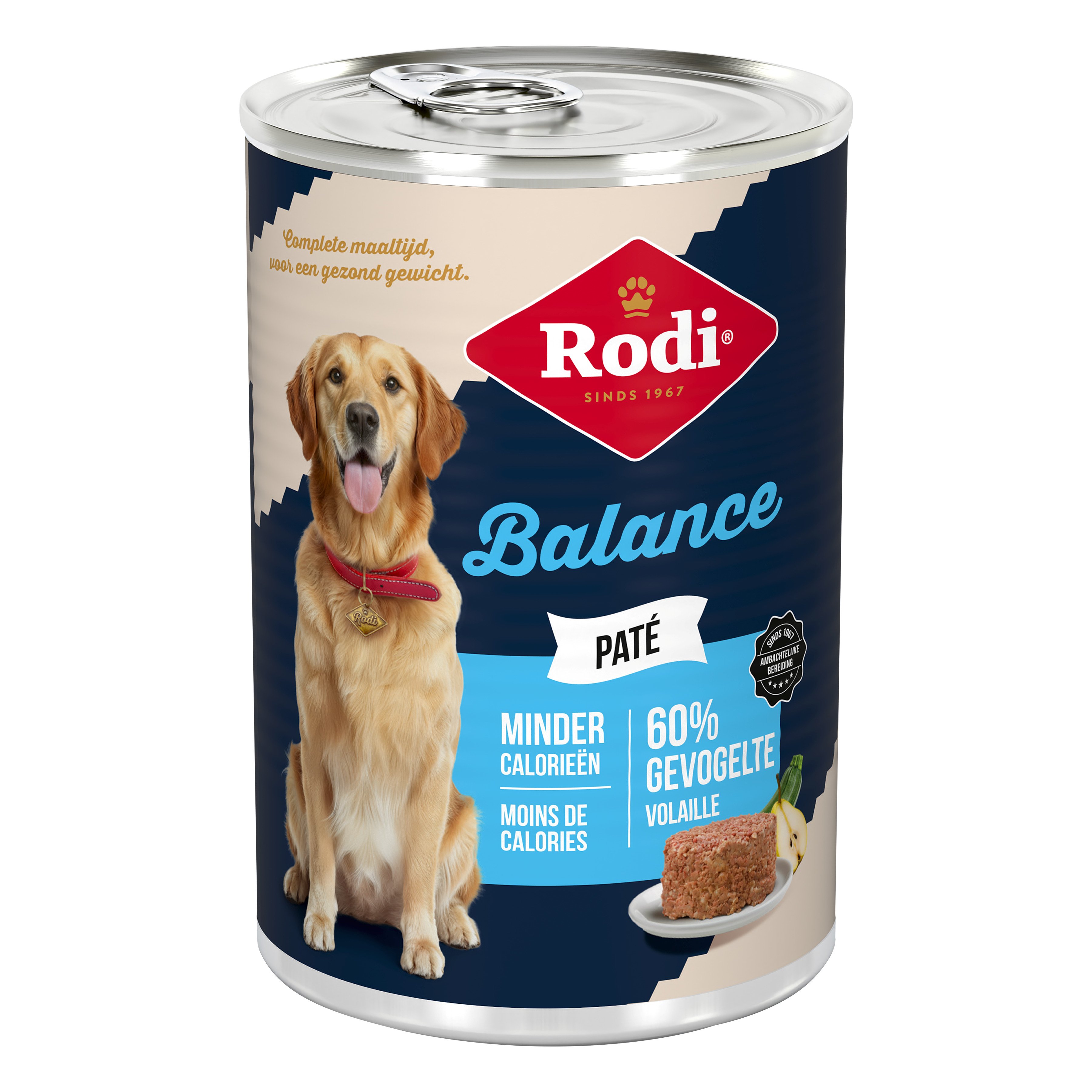 Rodi Balance Paté - Hondenvoer - 400 Gram - gevogelte