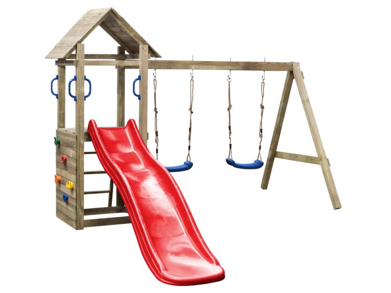 Swing King Maria - Speeltoestel - Rood - Hout