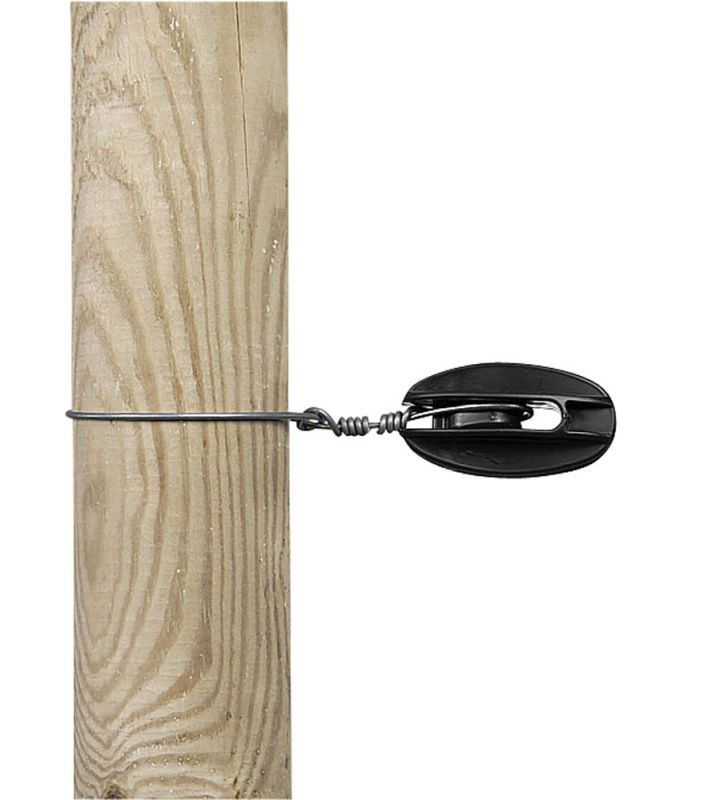 Gallagher Hoekisolator S Versterkt - 20.5 cm - 100 Stuks - Zwart - 39 cm