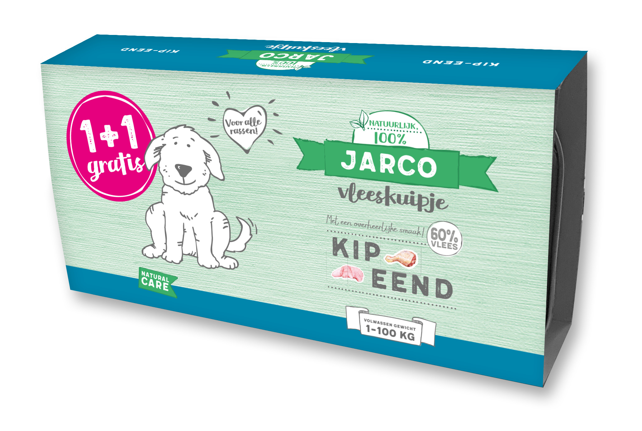 Jarco Dog Alu - Hondenvoer - 300 Gram - eend, kip