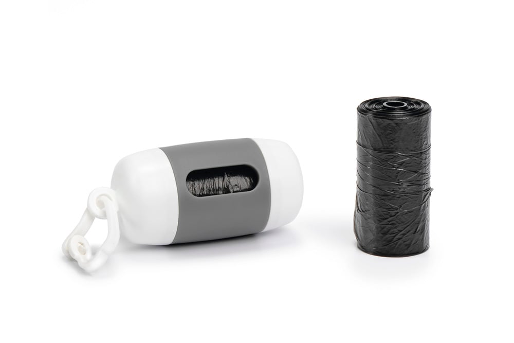 Beeztees Plastic - Poepzakhouder - 40 Stuks - Grijs