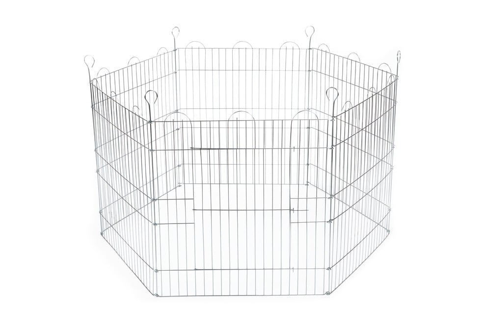 Beeztees Verzinkt 6-delig - Konijnenren - Zilver - 1x105x1 cm