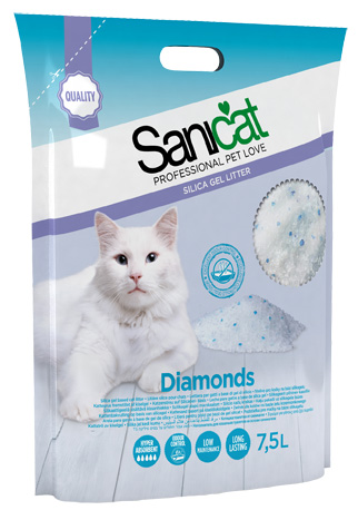 Sanicat Diamonds - Kattenbakvulling - Grof - 7500 Milliliter