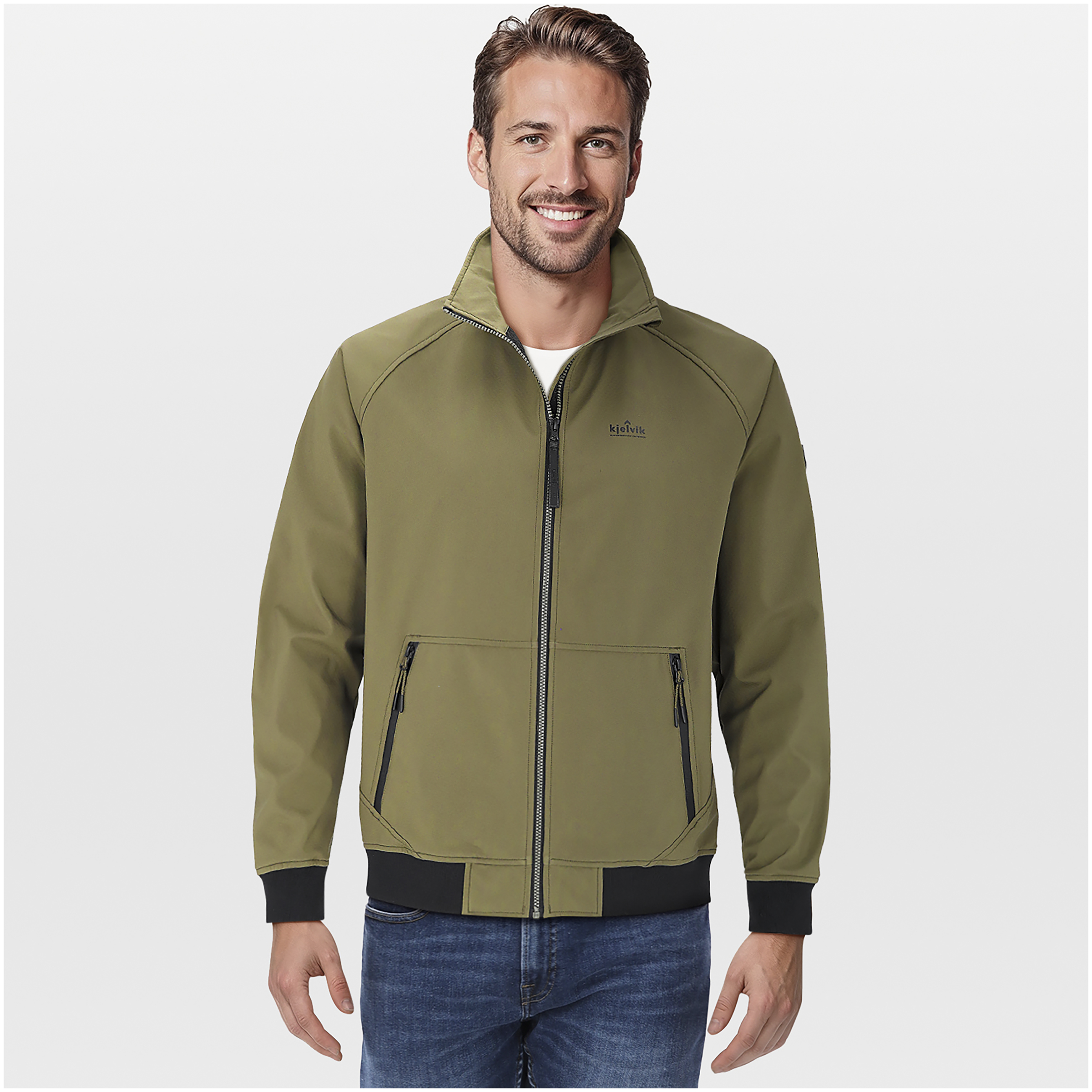Kjelvik Dion - Softshell jas - Donkergroen - 2XL