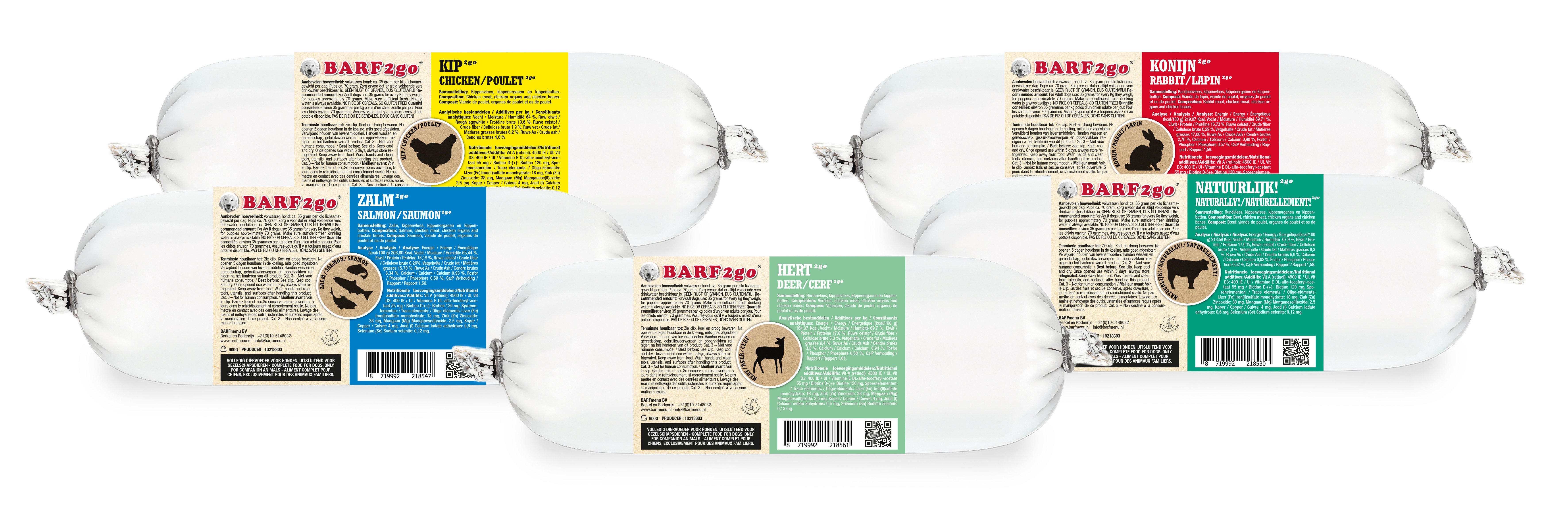 BARFmenu Worst - Hondenvoer - 9000 Gram BARFmenu Worst - Hondenvoer - 9000 Gram