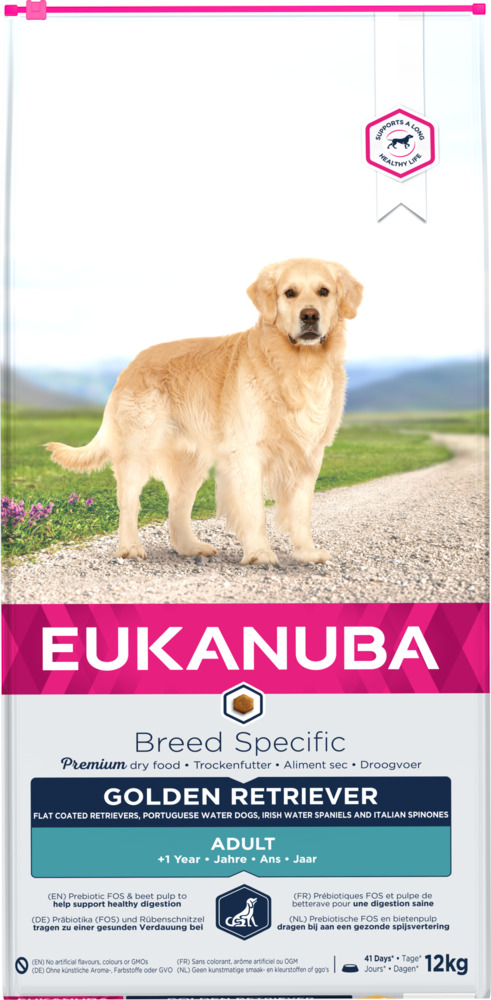 Eukanuba Golden Retriever Adult - Hondenvoer - 12 Kilogram - kip