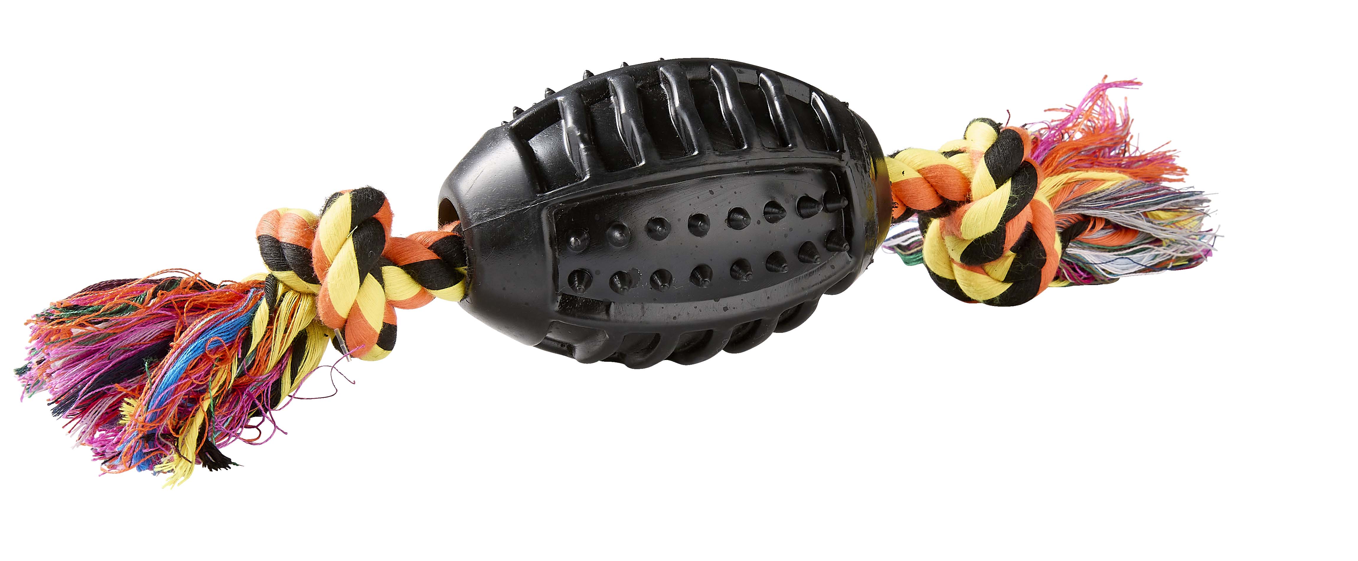 Bal met Flostouw - Hondenspeelgoed - Multicolor - 20x28x7 cm