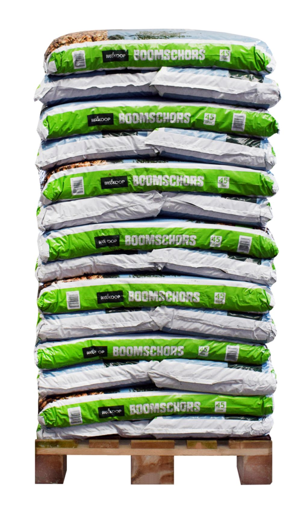 Welkoop Boomschors 45L Pallet - 42 Stuks Welkoop Boomschors 45L Pallet - 42 Stuks