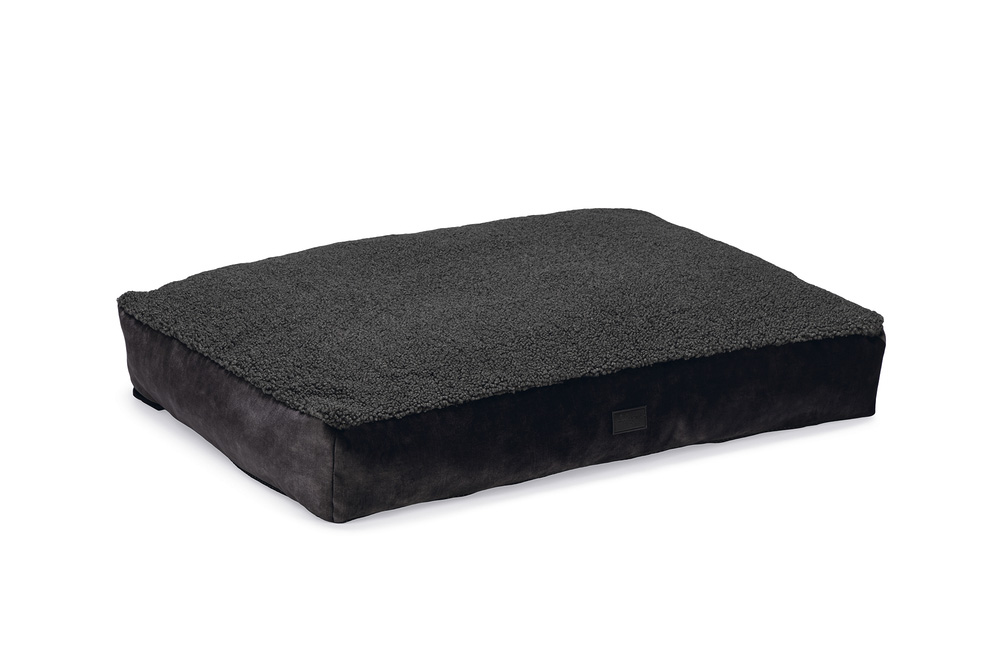 Designed by Lotte  Yndis - Hondenkussen - Bouclé - antraciet - 15x70x80 cm - M