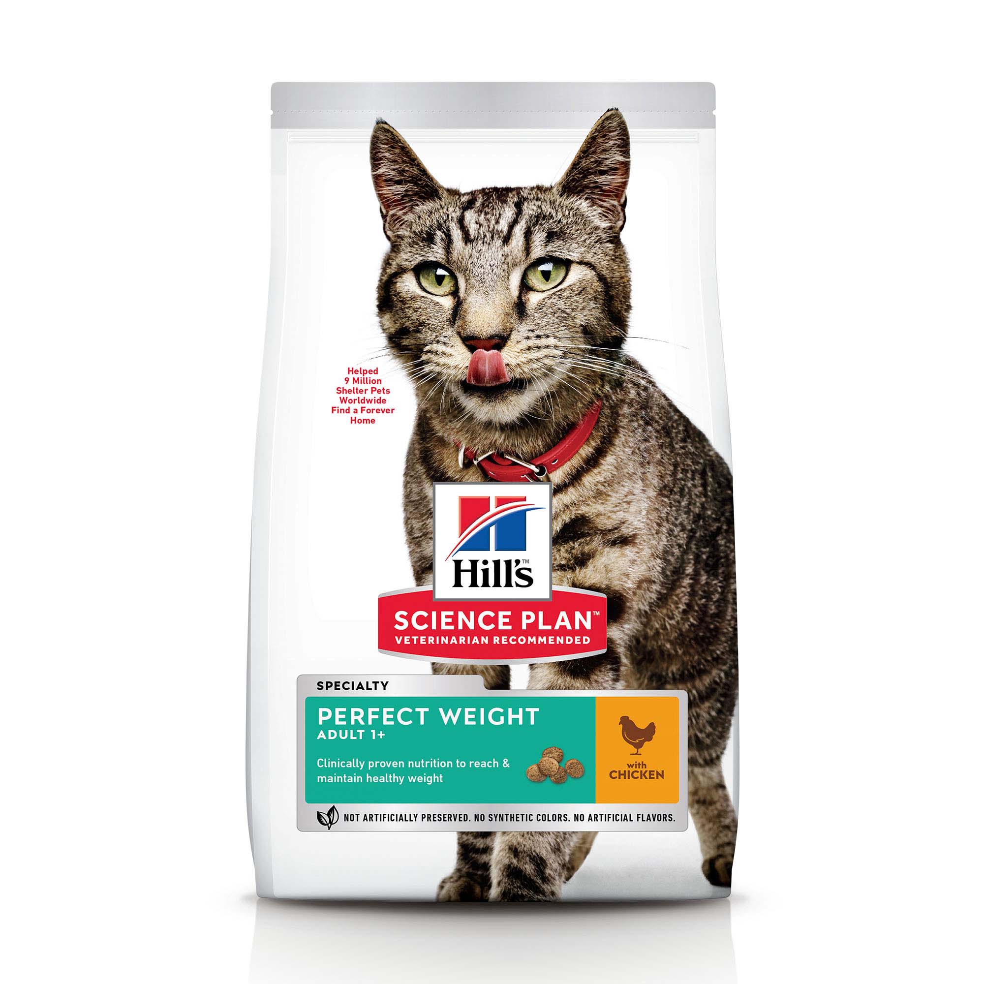 Hill's Science Plan Perfect Weight - Kattenvoer - 1.5 Kilogram - kip