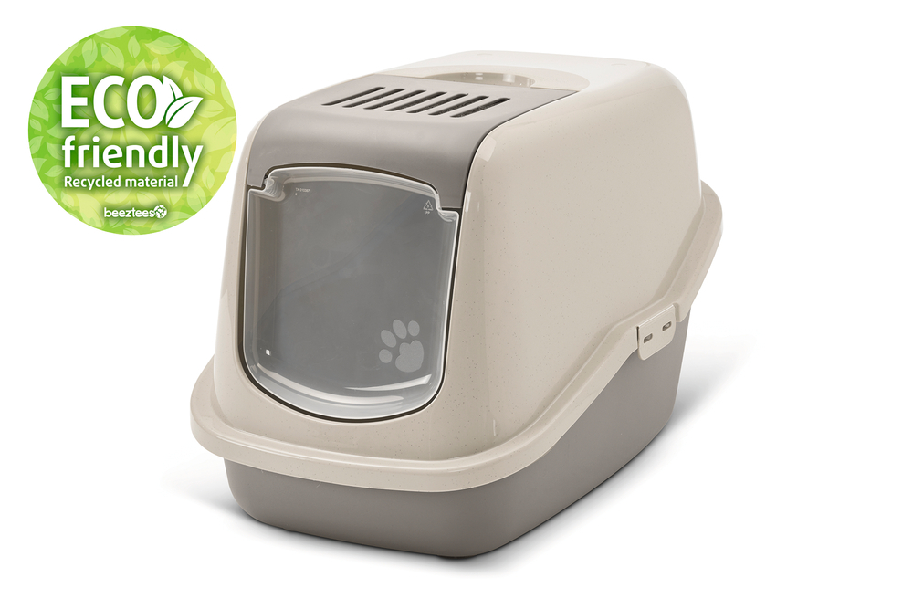 Savic Nestor Happy Planet - Kattenbak - Grijs - 39x39x56 cm