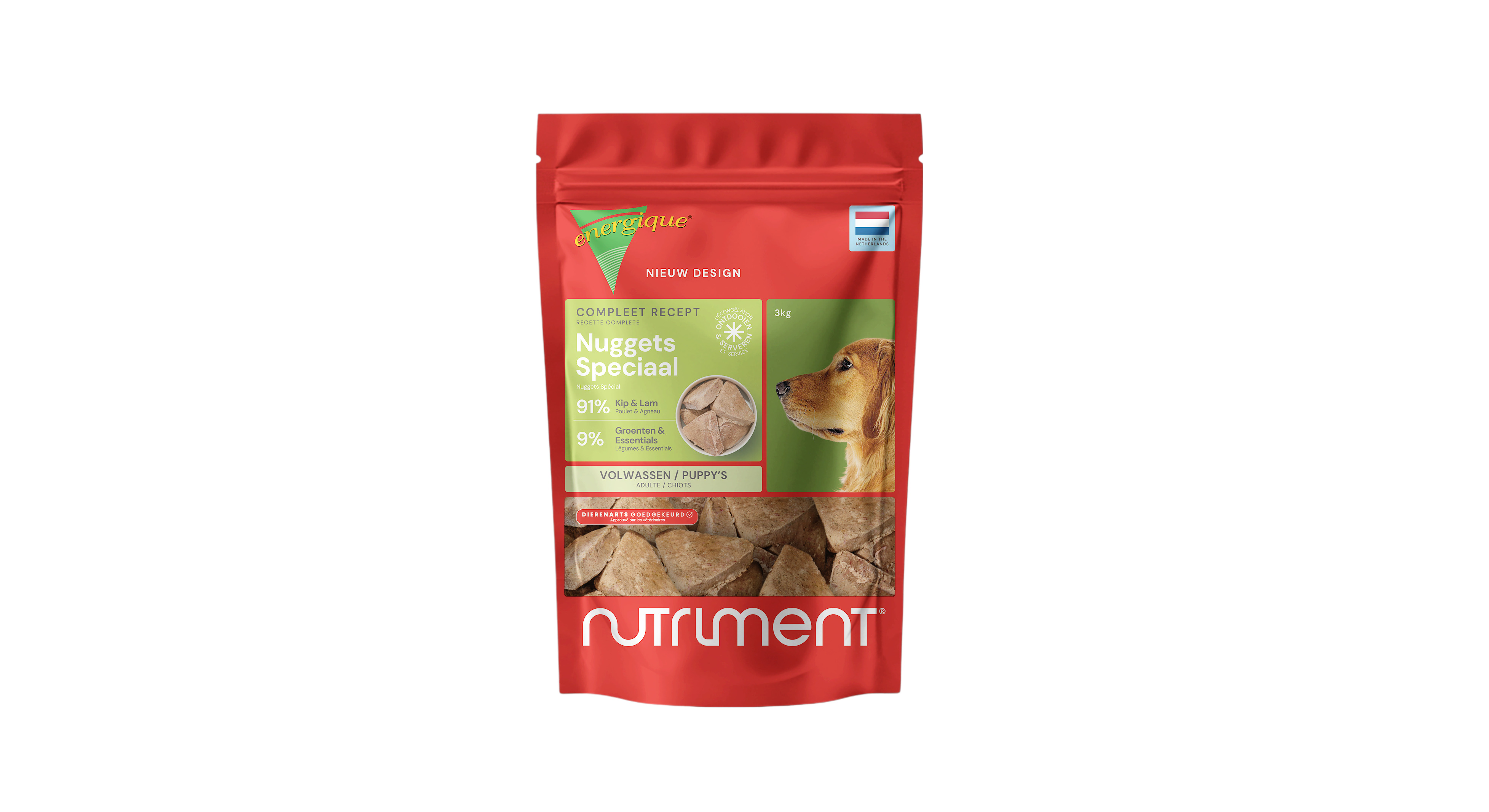 Energique Special - Vers Vlees - Hondenvoer - 3 Kilogram - lam, rijst, kip