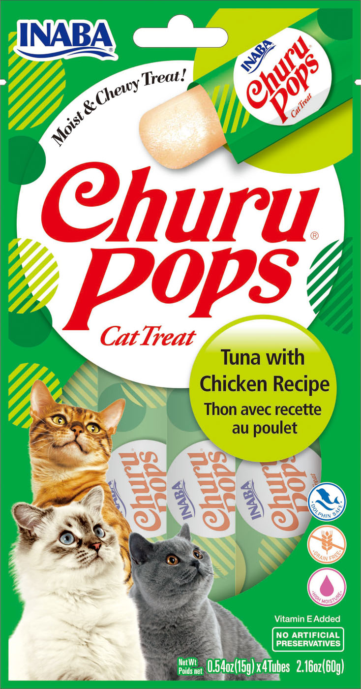 Inaba Churu Pops - Kattensnack - 60 Gram - kip, tonijn