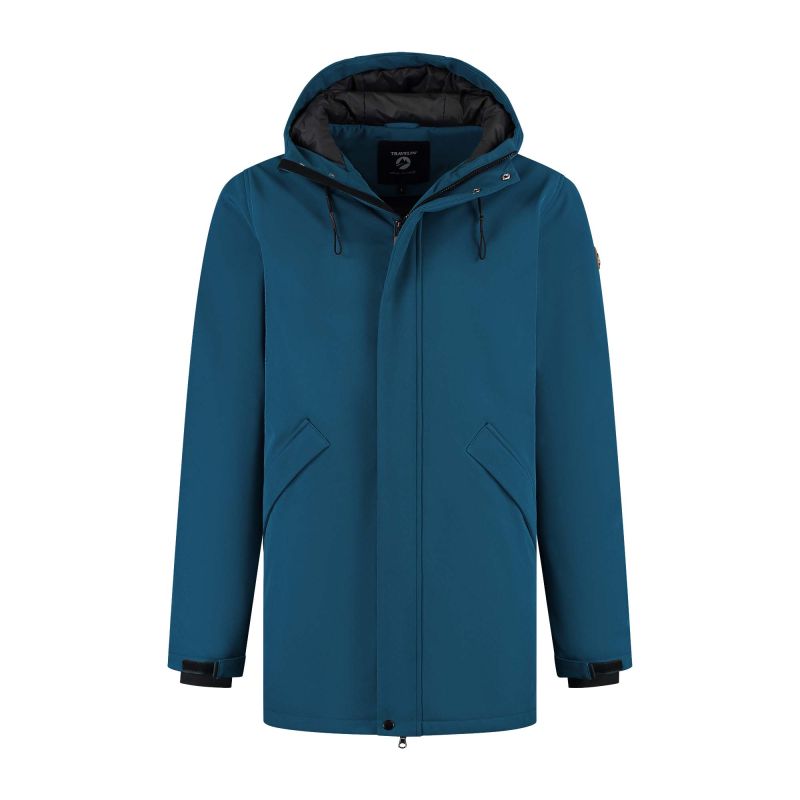 Travelin Enok - Softshell jas - Blauw - M