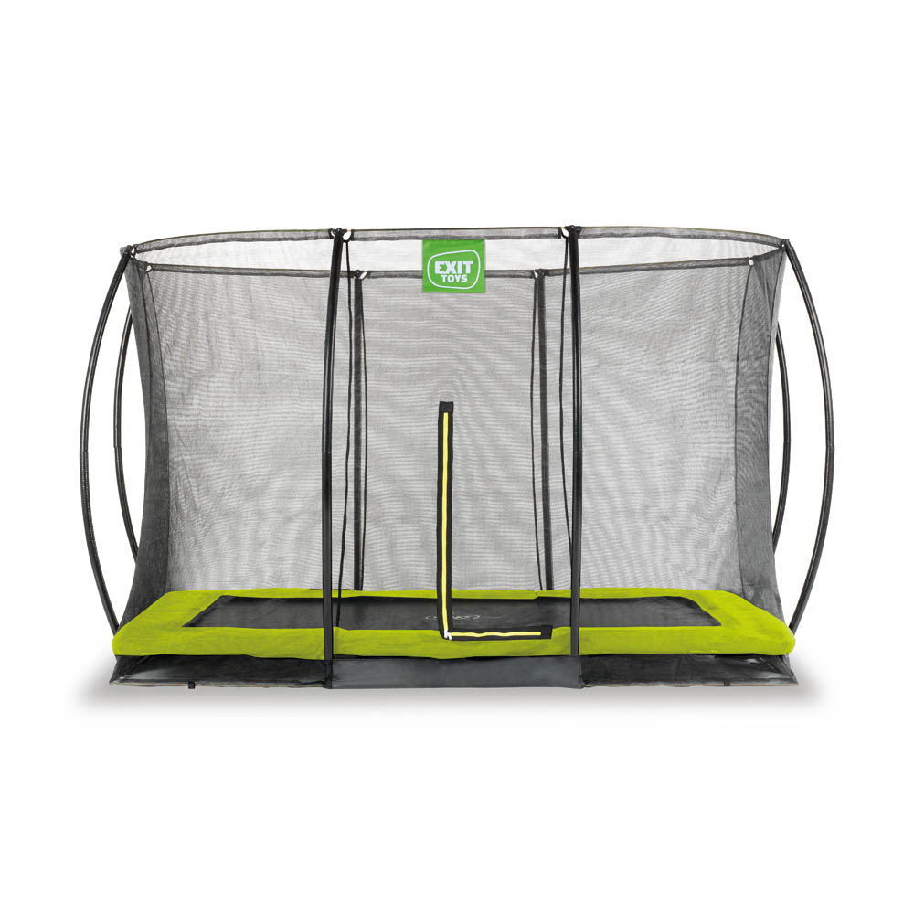 Exit Silhouette - Inground trampoline - Groen - 1x244x366 cm