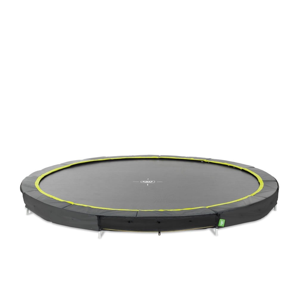 EXIT Silhouette inground - Trampoline - Zwart - 20x1x1 cm - 427 cm