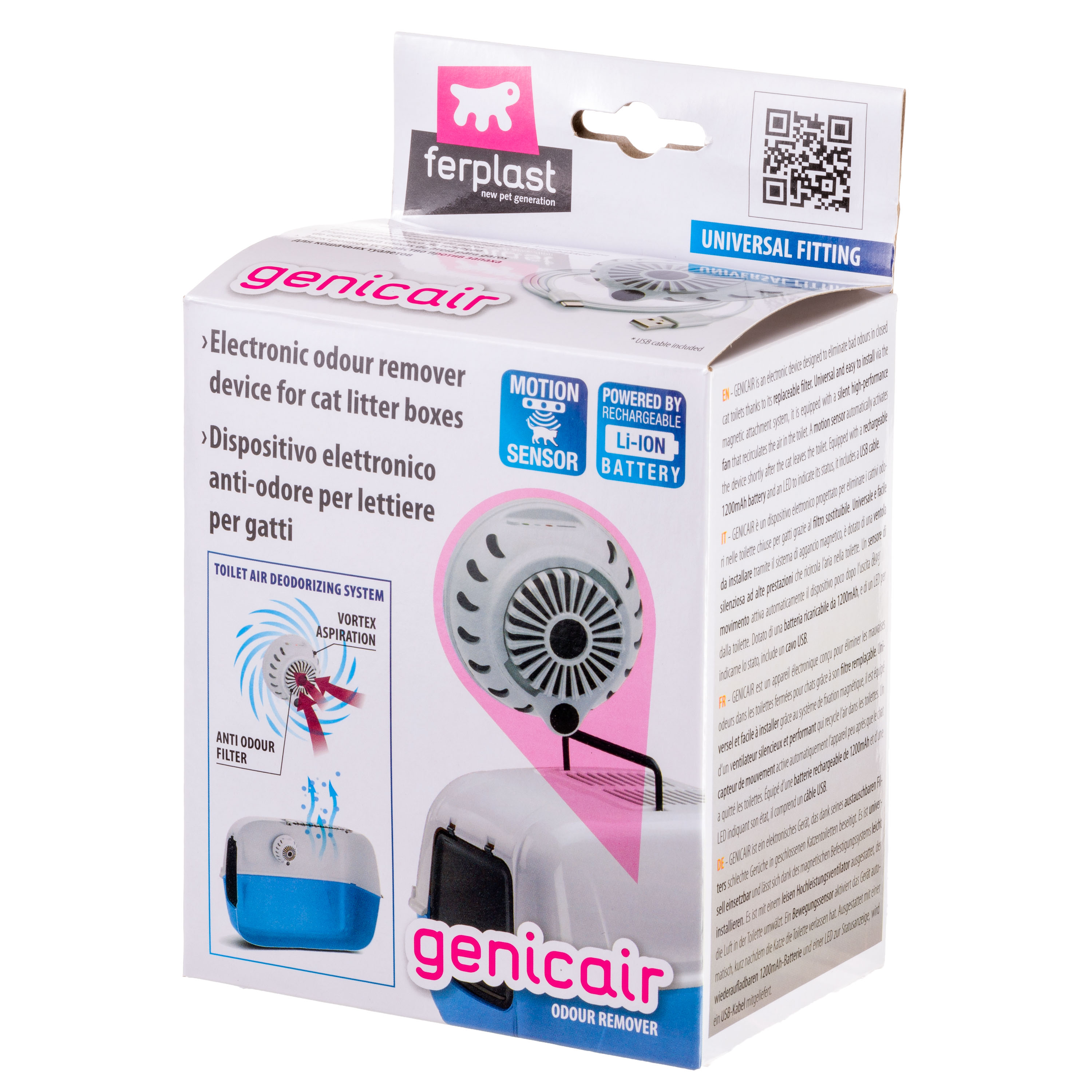Ferplast Genicair Odour Remover - Kattenbak verfrisser