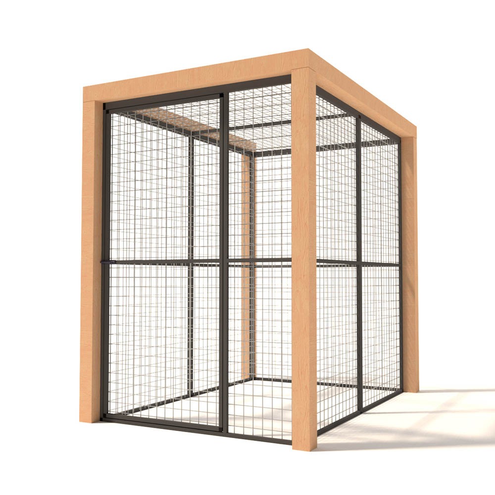 Glorenza Olivia - Kattenren - Antraciet - 187x190x139 cm