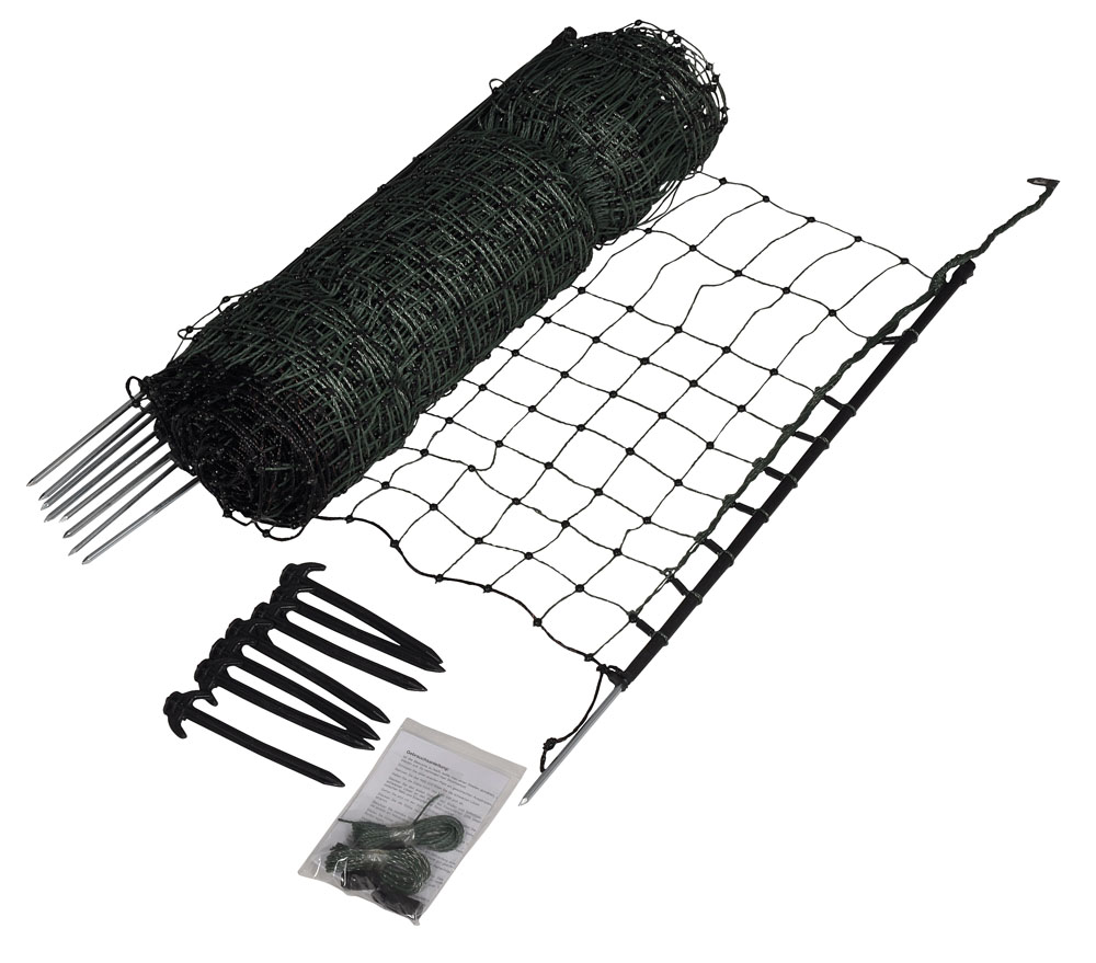 Gallagher Hobbynet - Afrasteringsnetten - 65 cm - 25 Meter - Groen - 90 cm - 2500 cm Gallagher Hobbynet - Afrasteringsnetten - 65 cm - 25 Meter - Groen - 90 cm - 2500 cm
