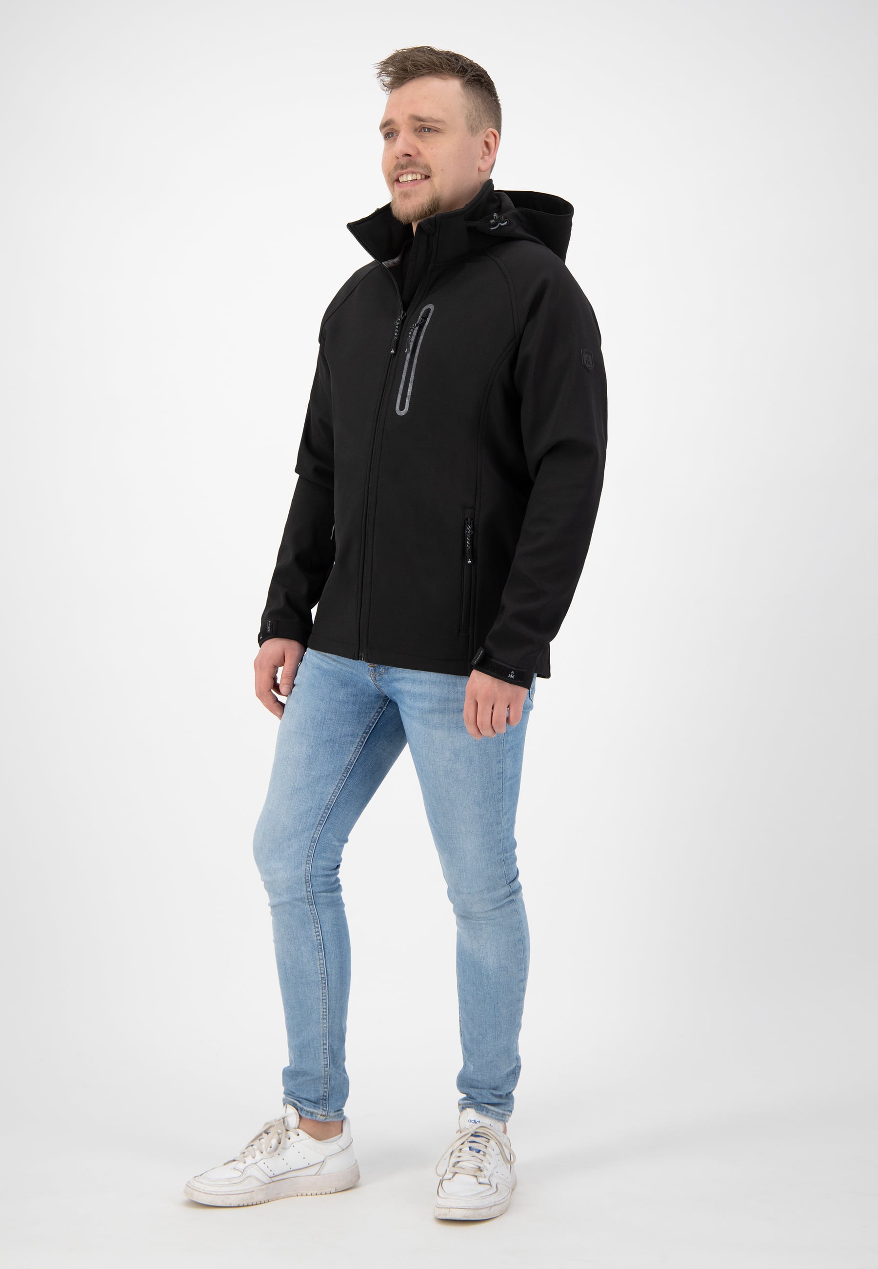 Kjelvik Kevan - Softshell jas - Zwart - XS