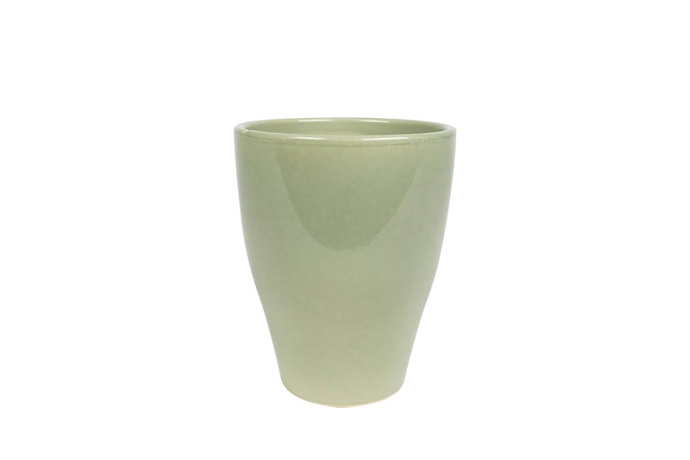 TS COLLECTION Sven hoog - Bloempot - Groen - 14 cm