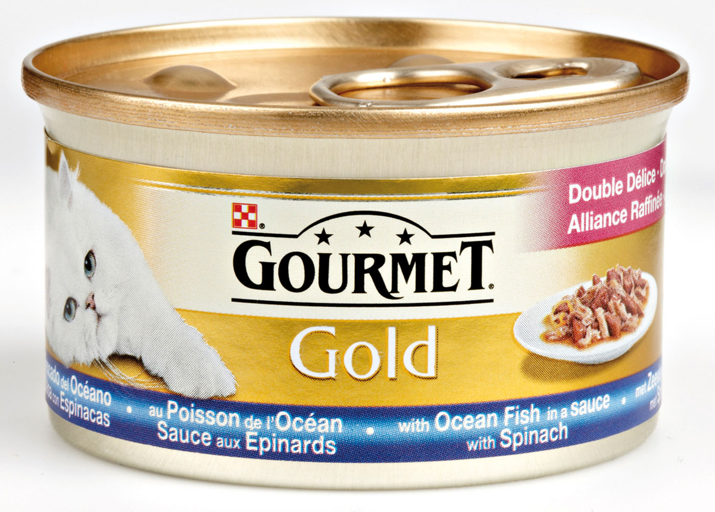 Gourmet Gold - Kattenvoer - 85 Gram - spinazie, vis
