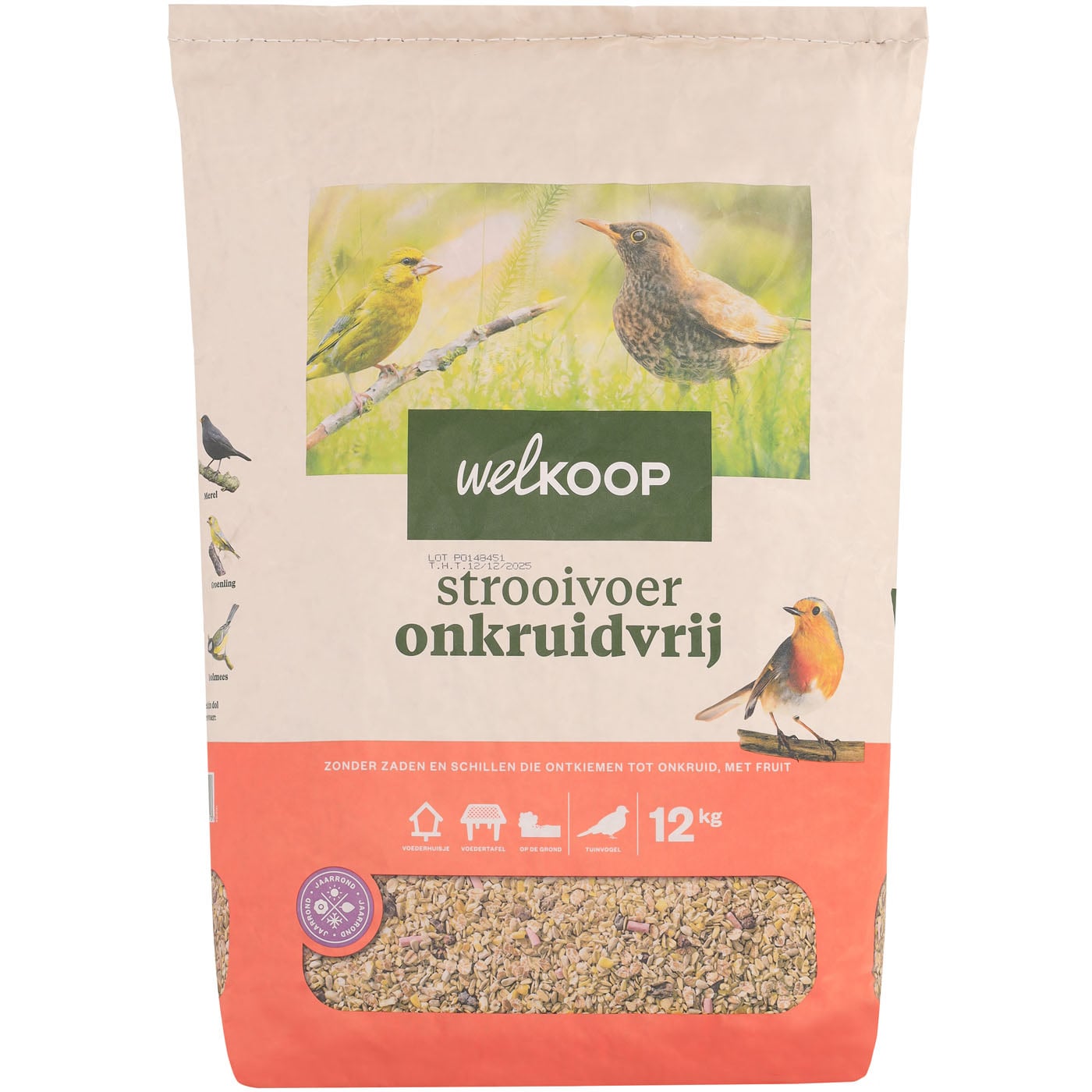 Welkoop - Strooivoer met Fruit - Onkruidvrij - Tuinvogelvoer - 12 Kilogram - Onkruidvrij Welkoop - Strooivoer met Fruit - Onkruidvrij - Tuinvogelvoer - 12 Kilogram - Onkruidvrij