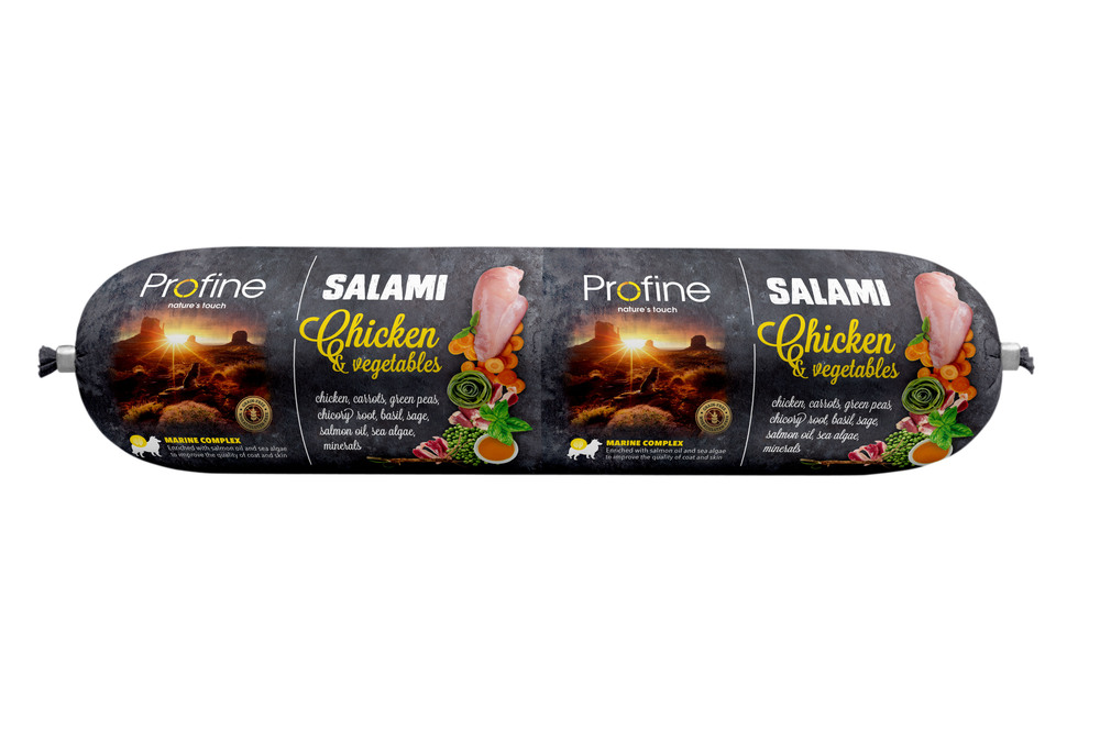 Profine Salami - Hondenvoer - 800 Gram - groente, kip