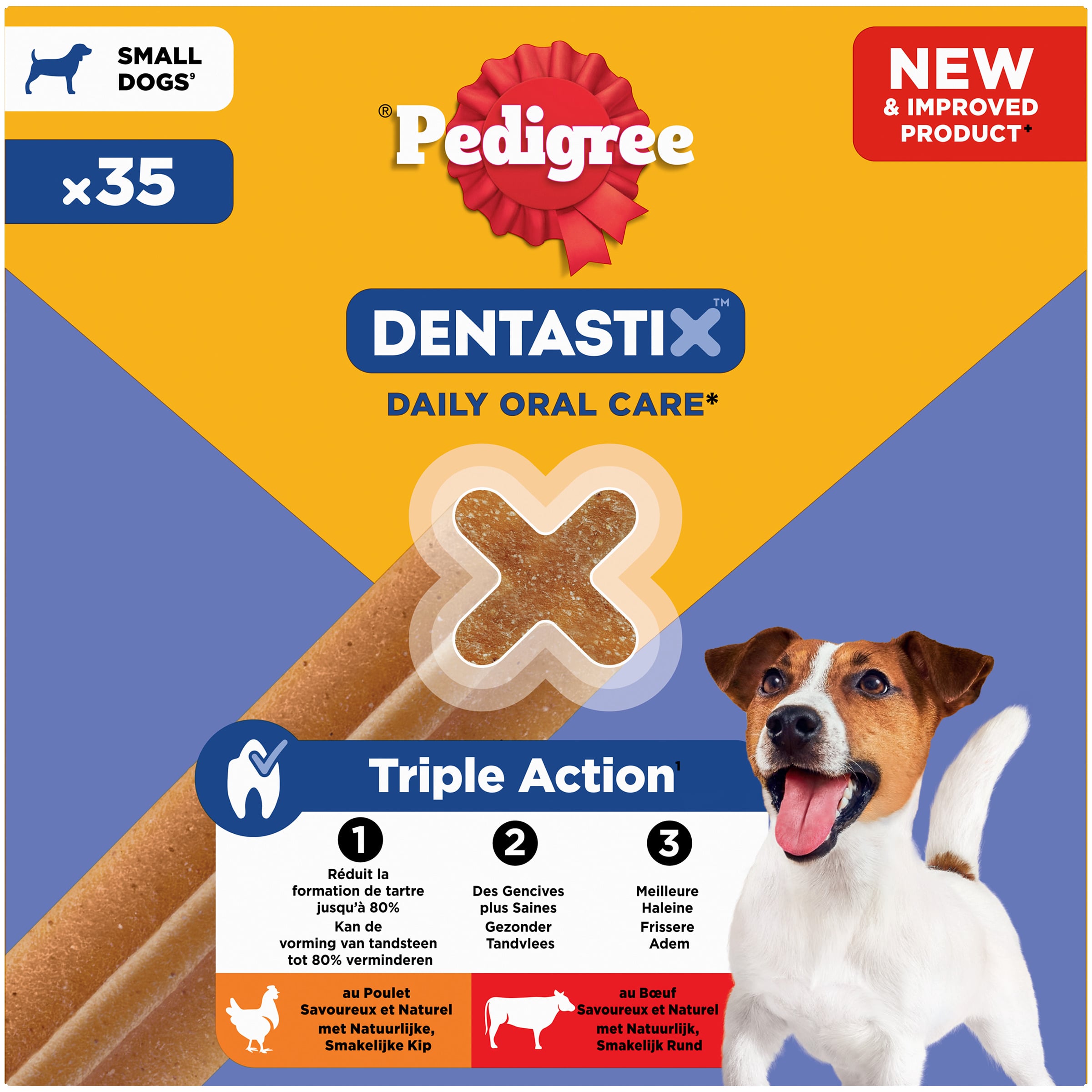 Pedigree Dentastix - Hondensnack - 35 Stuks - dental - XS Pedigree Dentastix - Hondensnack - 35 Stuks - dental - XS