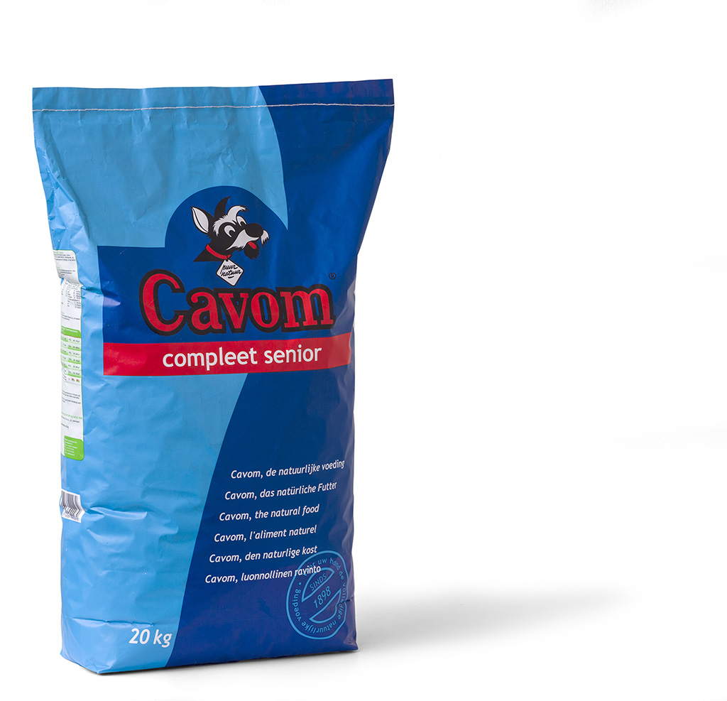 Cavom Compleet senior - Hondenvoer - 20 Kilogram - rund Cavom Compleet senior - Hondenvoer - 20 Kilogram - rund