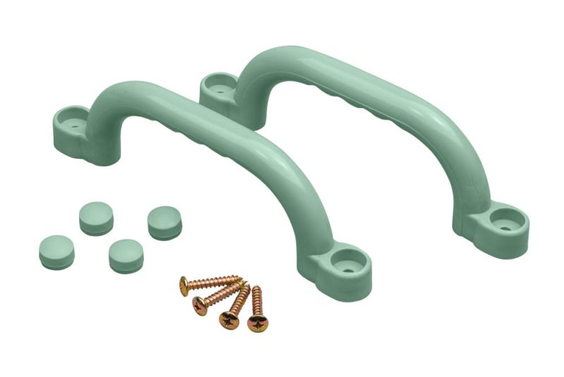 Swing King - Handgreepset - 2 Stuks - Pastel Groen - Kunststof